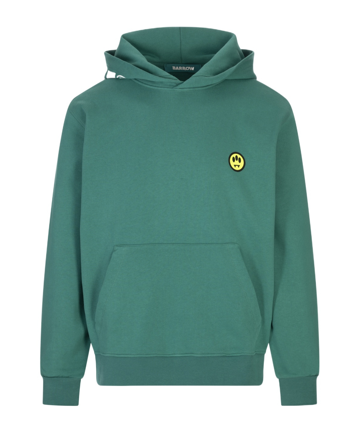 Barrow Logo Hooded Sweatshirt In Green