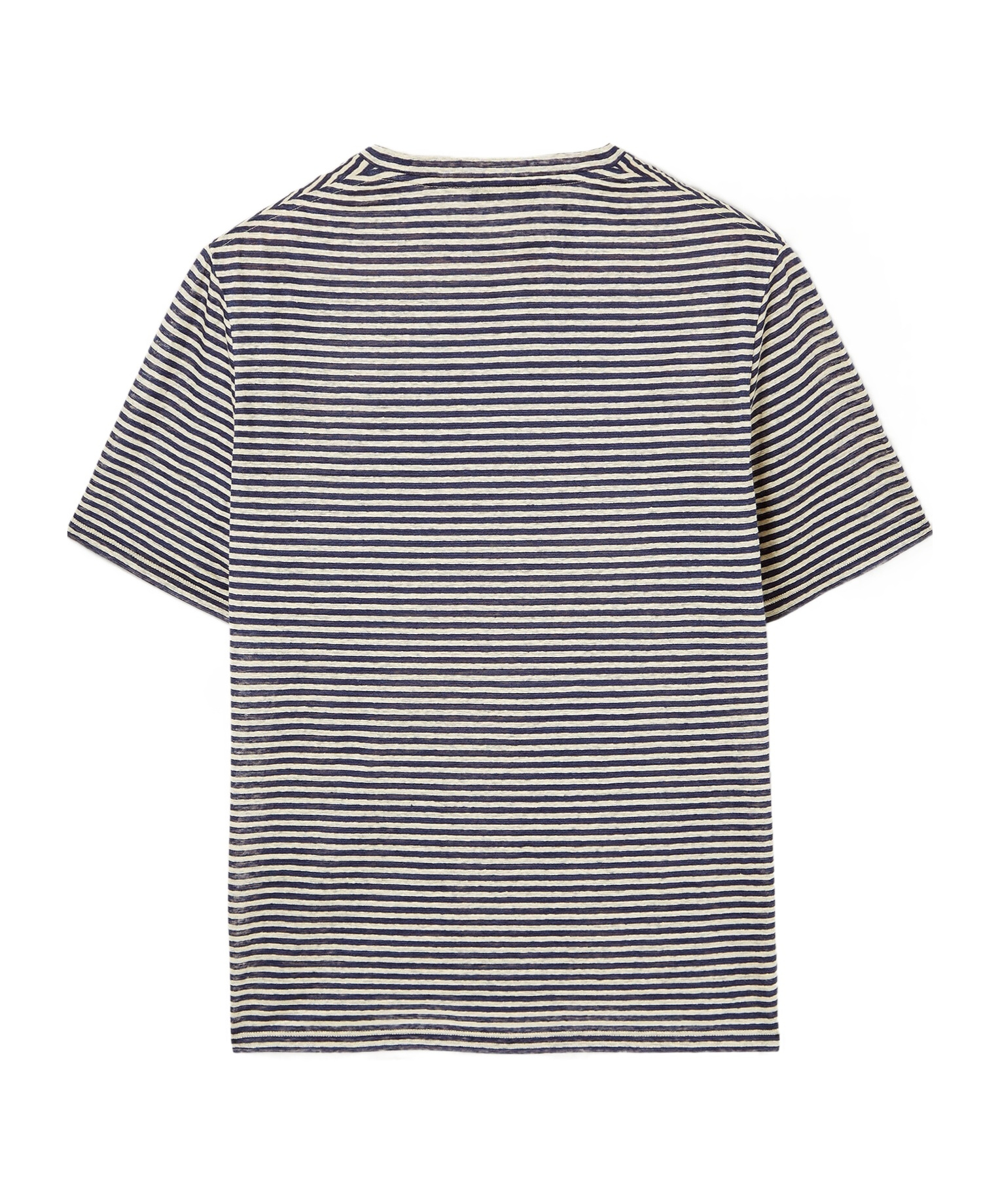 Loro Piana Cremia T-shirt In Nougat/navy Blue