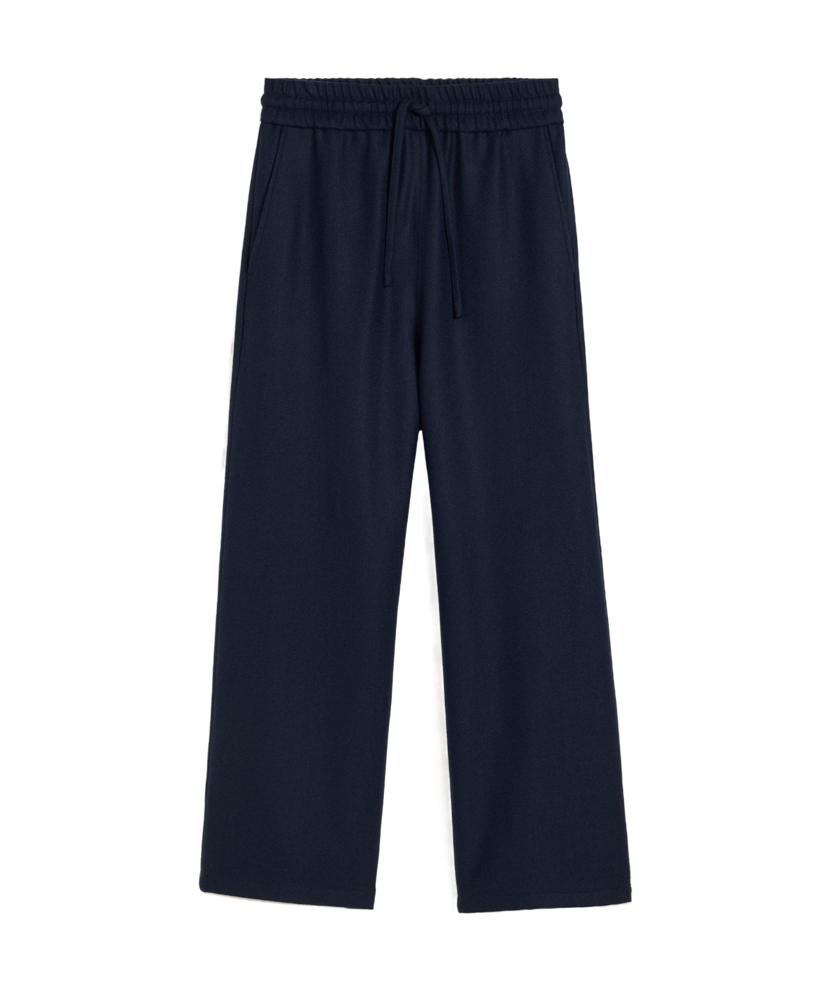 AMI ALEXANDRE MATTIUSSI AMI AMI PARIS WIDE ELASTICATED WAIST TROUSERS