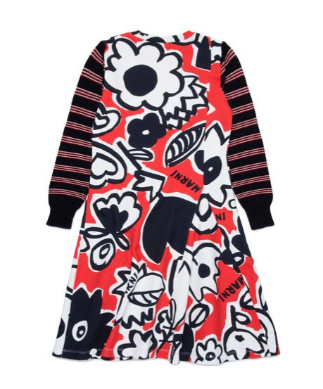 Marni Logo-print Cotton Dress