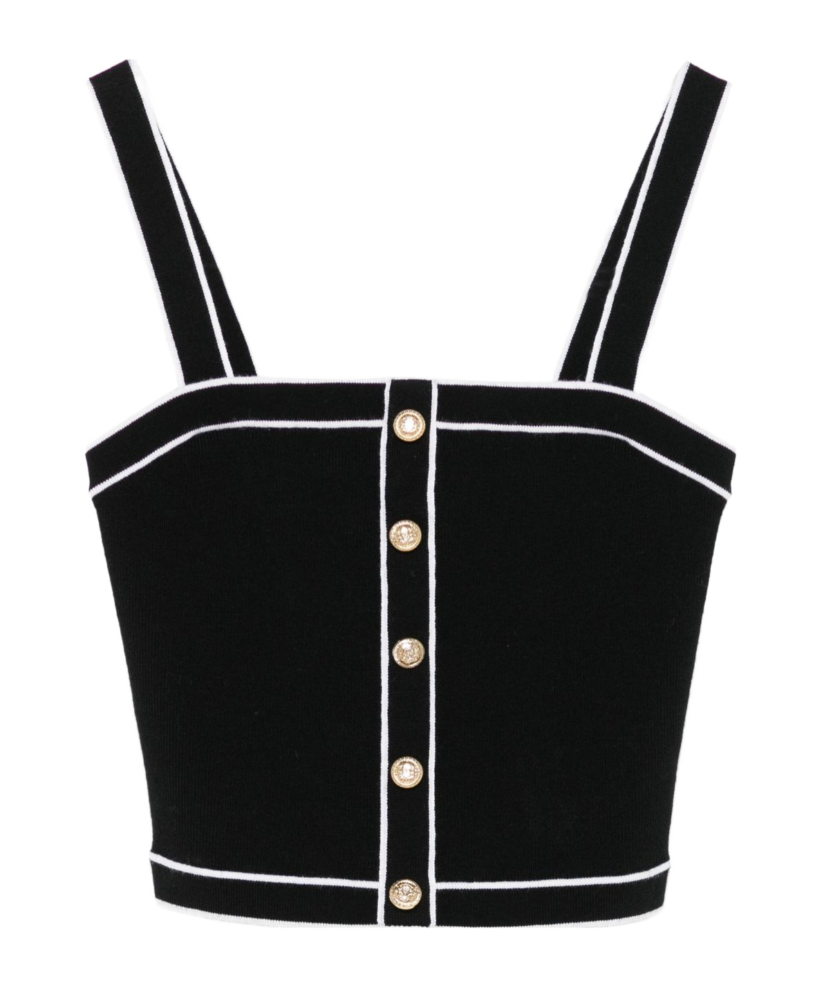 Alice And Olivia Dandi Top In Black
