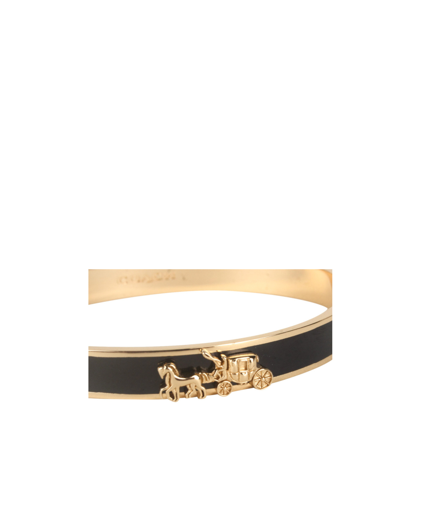 Coach Hinged Bracelet In Yellow
