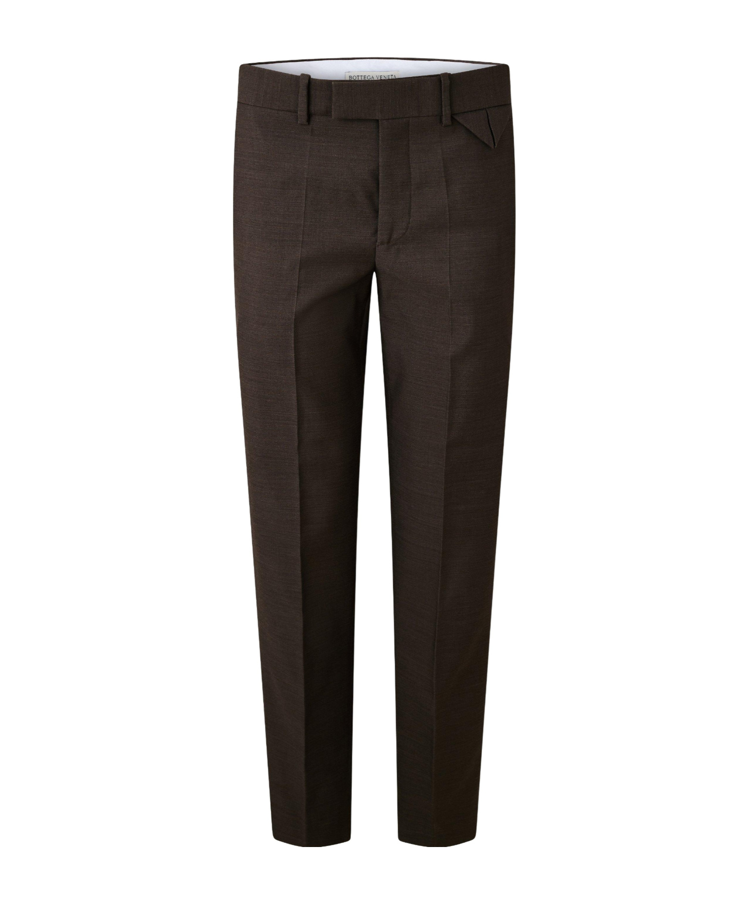 Bottega Veneta Minimalist Straightleg Trousers In Black