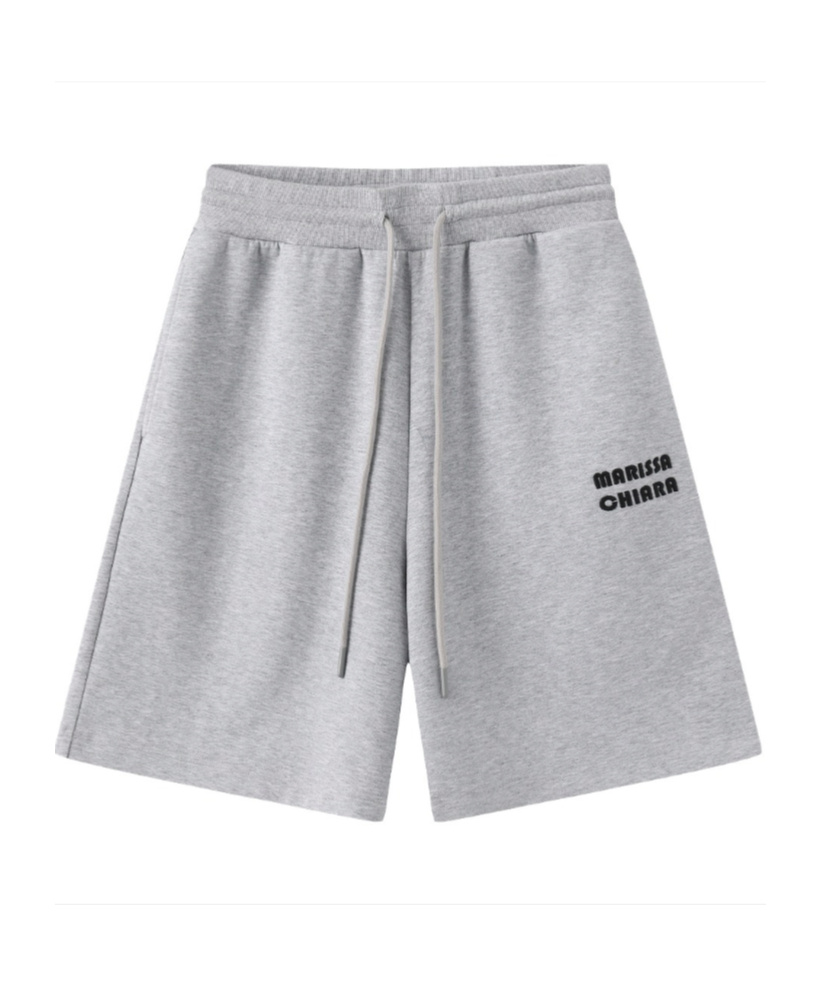 Marissa Chiara Drawstring Shorts In Gray
