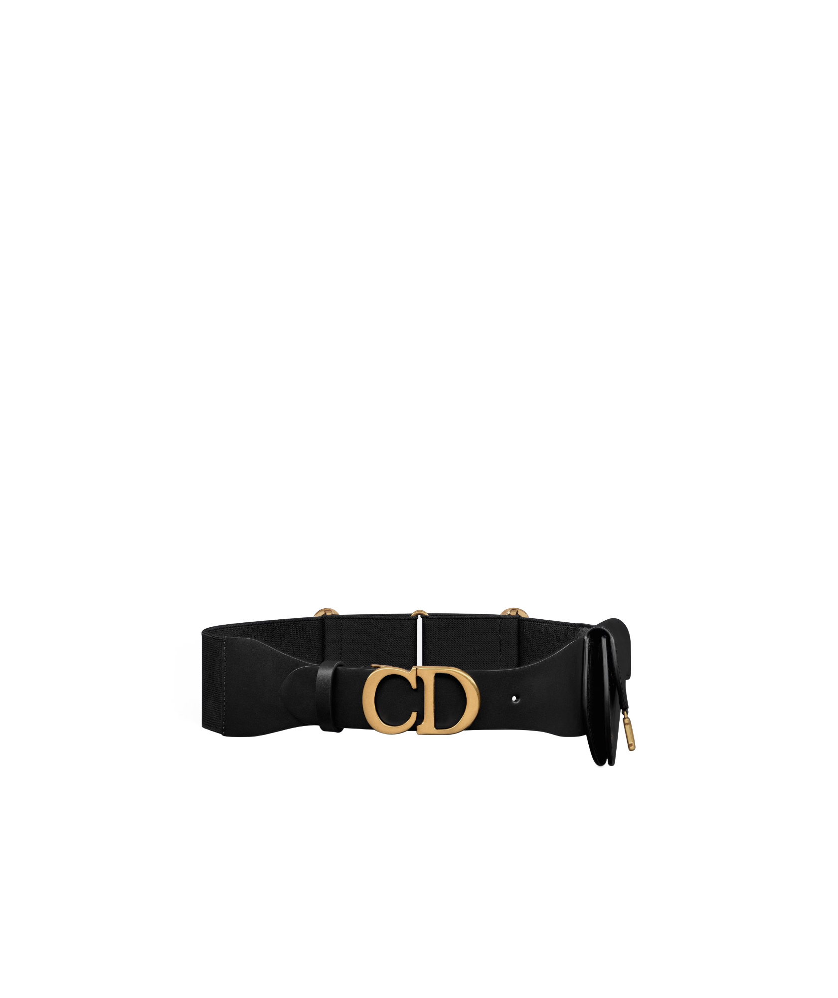 Dior Saddle Bag Belt In Black