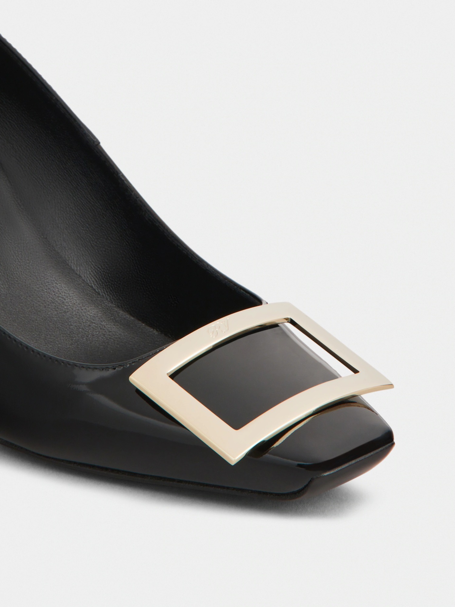 Shop Roger Vivier Trompette Buckle Pumps In Black