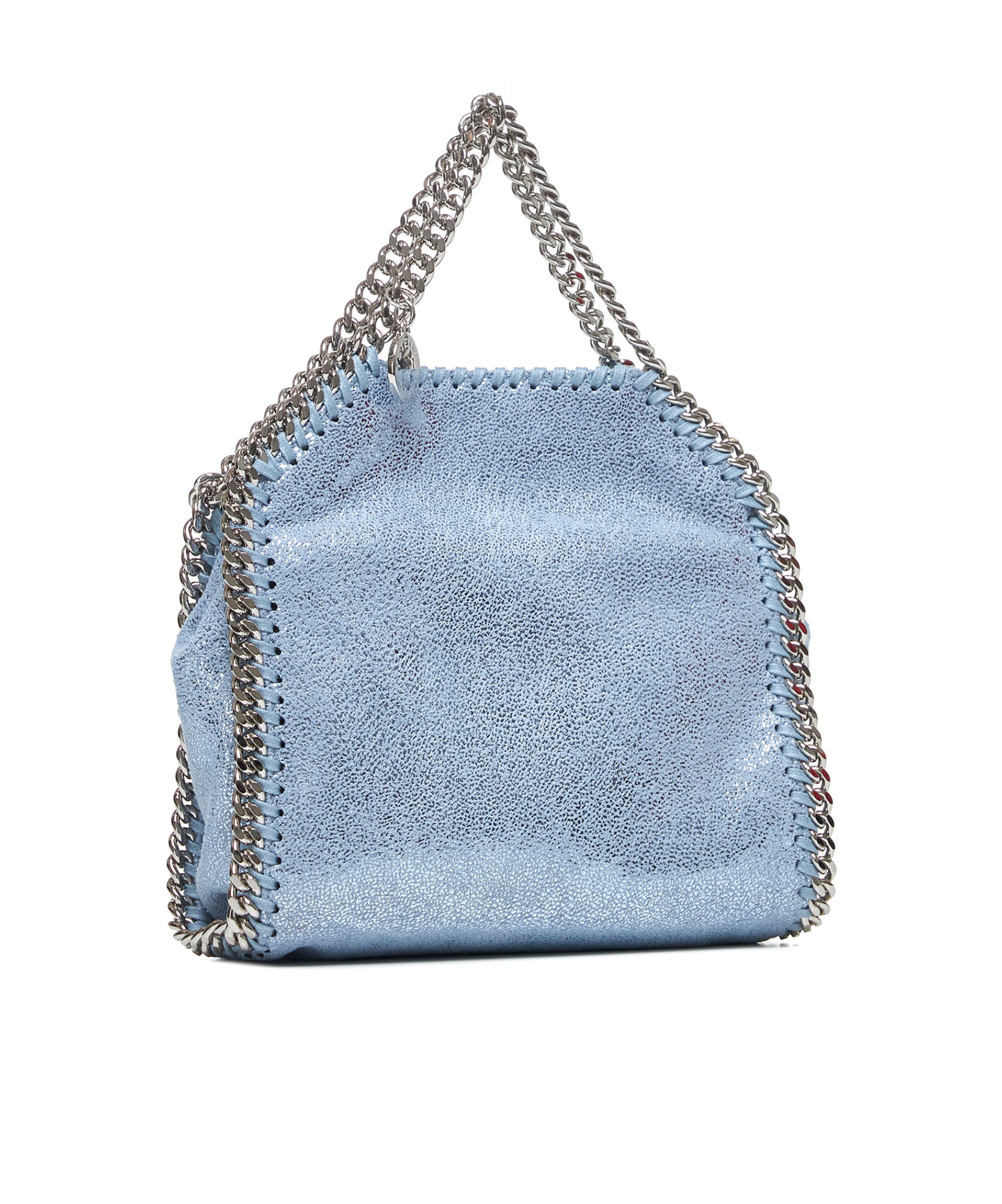Stella Mccartney Falabella Mini Top Handle Bag In Blue