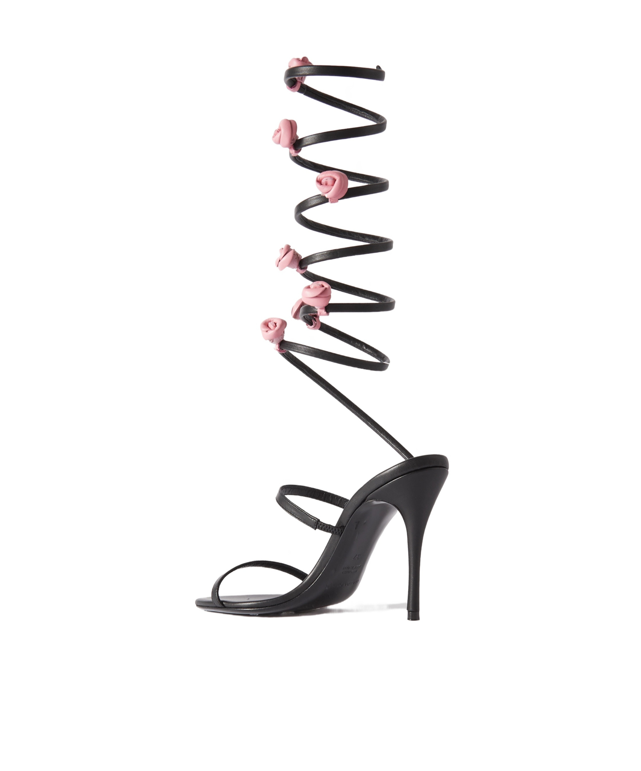 Magda Butrym Long Spira Open-toed Heels Sandals In Black