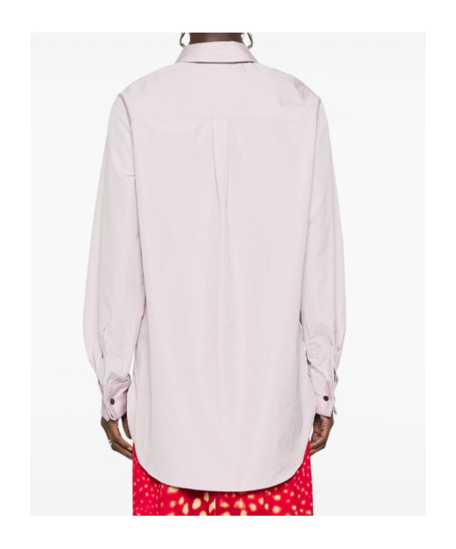 Dries Van Noten Casual Collared Neck Curved Hem Long Sleeves