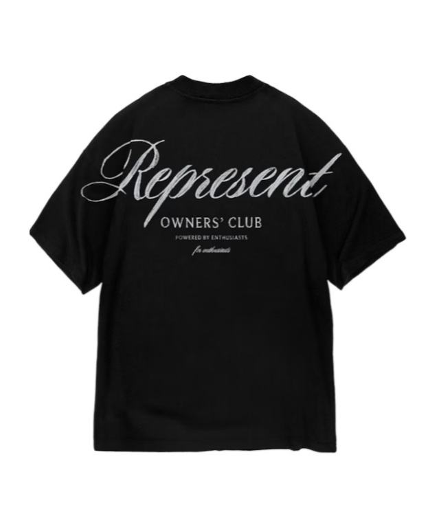 Represent Cotton T-shirt In Black