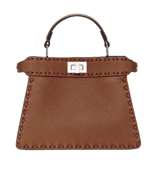 Fendi Peekaboo Iseeu Mini Bag In Brown