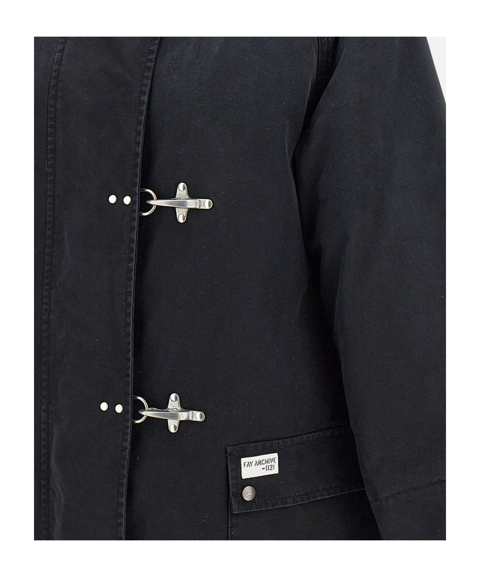 Fay 4 Ganci Coat In Black