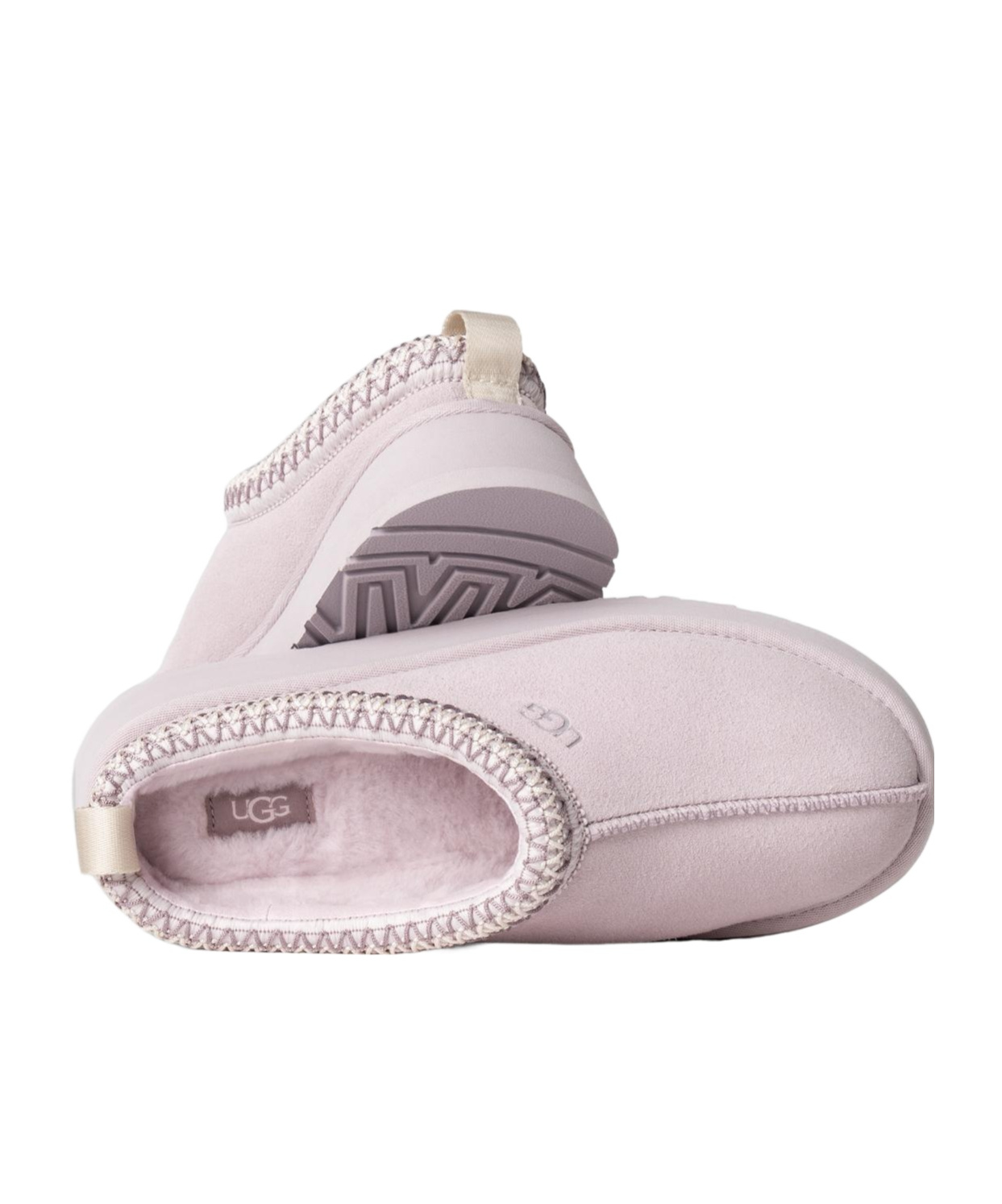 Ugg Bay Slippers Tasman Embroidered Platform Round In Pink