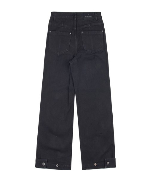 Wooyoungmi Multi-pocket Jeans In Black