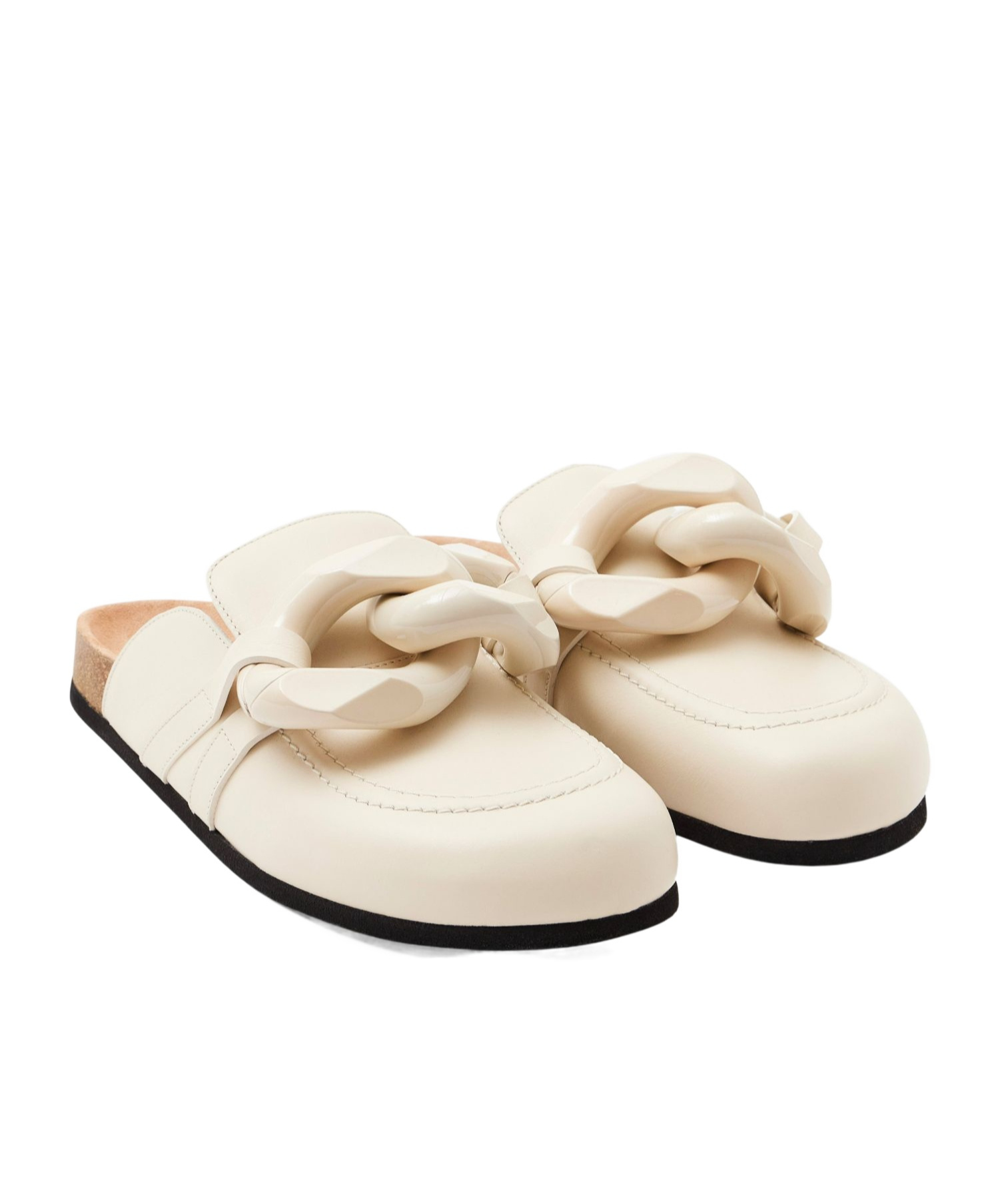 Jw Anderson Chain Muller Shoes In Nude