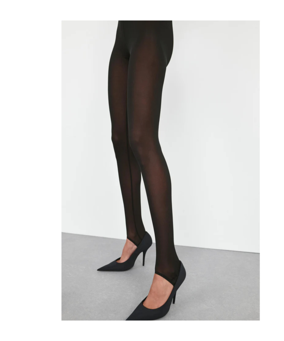 WARDROBE.NYC TRANSPARENT SHEER TIGHTS