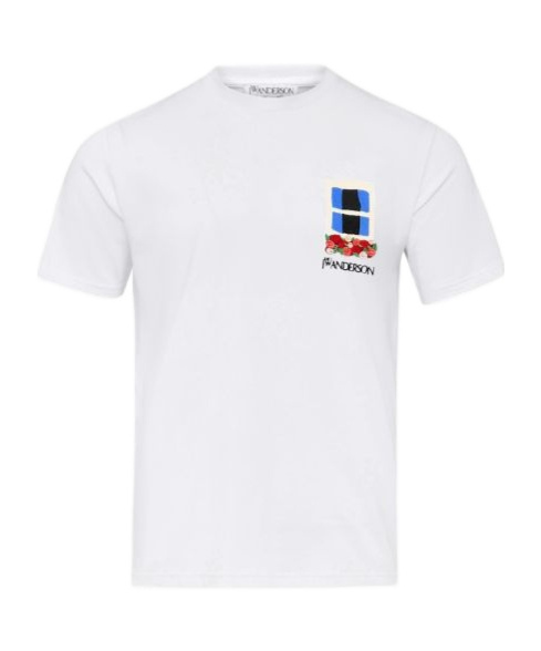 Jw Anderson "window" T-shirt In White