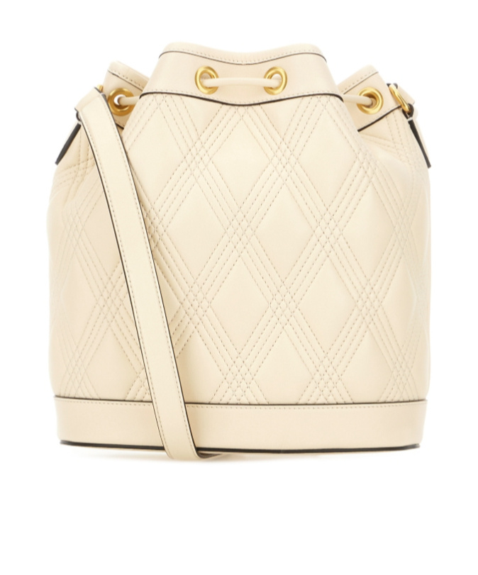 Valentino Drawstring Shoulder Bag In Nude
