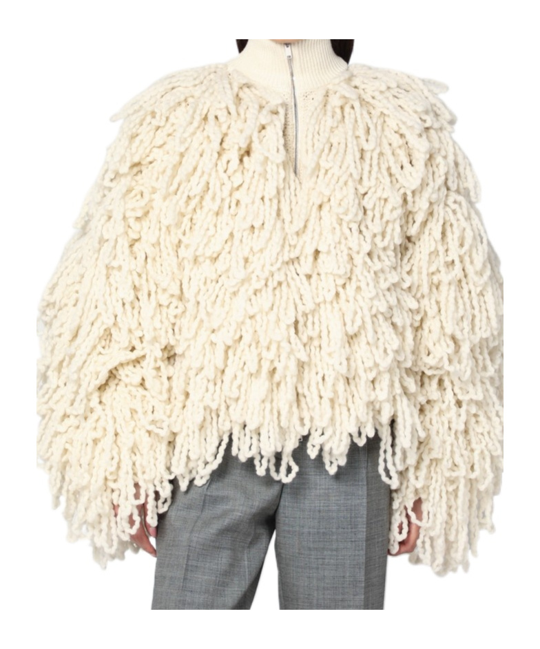 Stella Mccartney Fringe-detail Zip-up Jacket