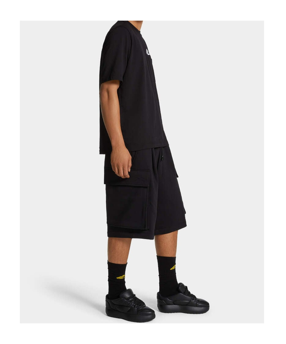 Dsquared2 Dsquared Men Cargo Bermuda Shorts "balloon" In Black