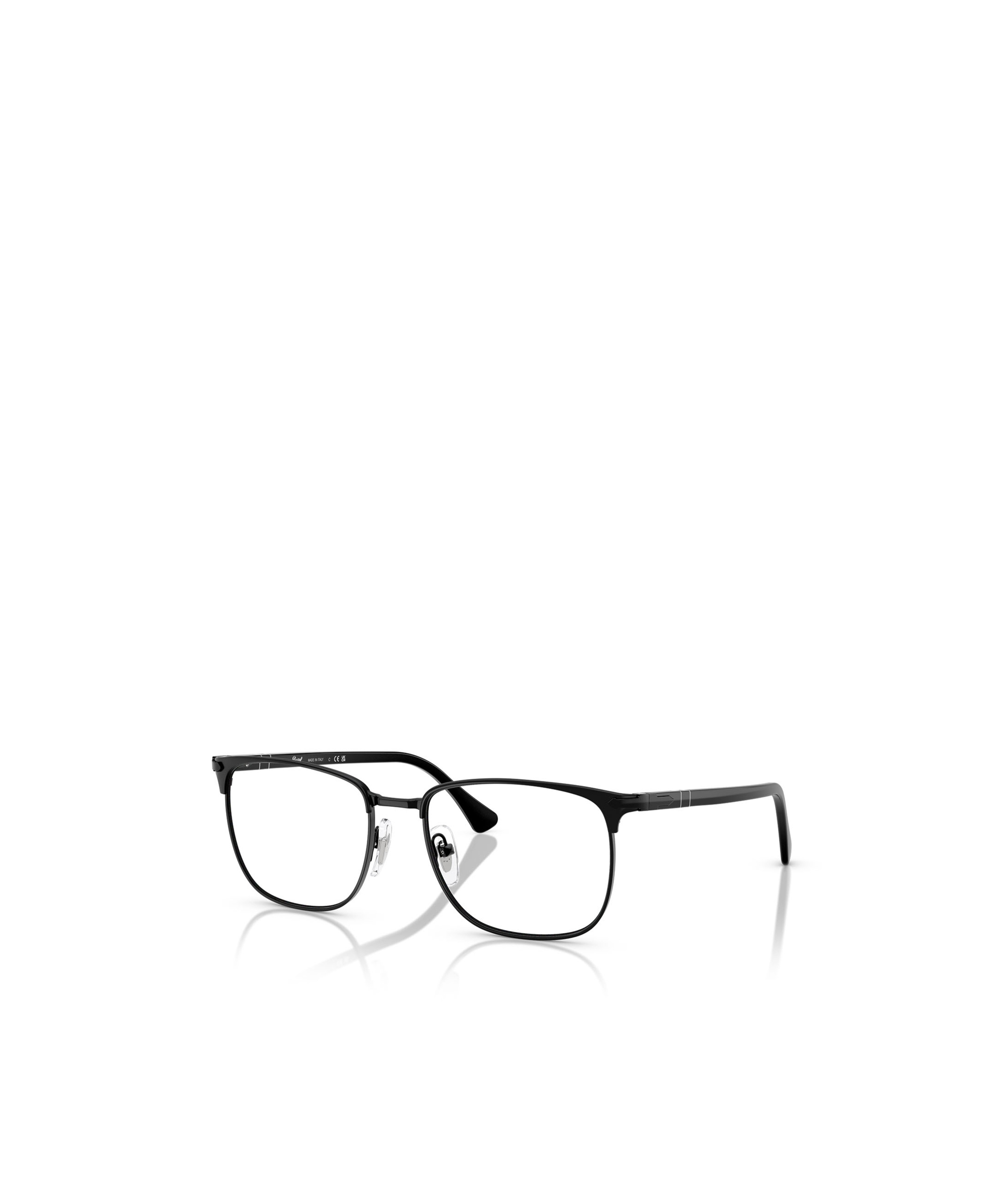 Persol Square Frame Glasses In Black
