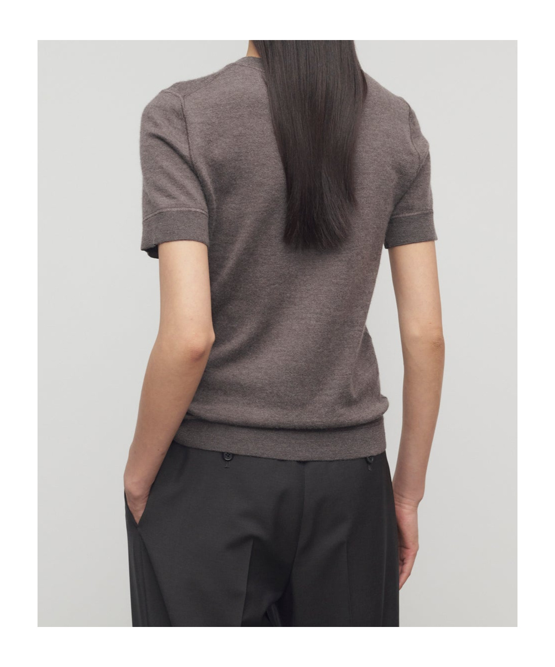The Row Linnea Top In Cashmere In Brown
