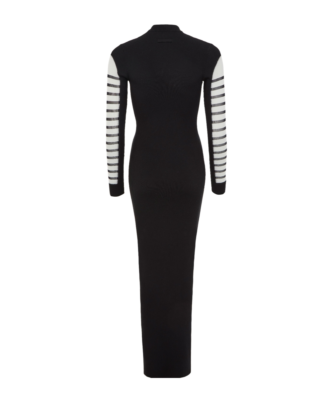 Jean Paul Gaultier Striped Dress Featuring Contrast Panels In White