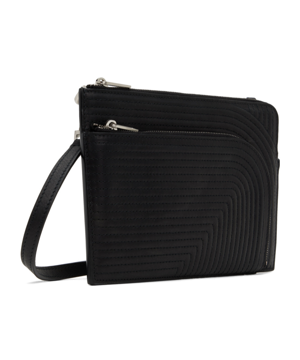 Rick Owens Zippered Shoulder Bag In Black