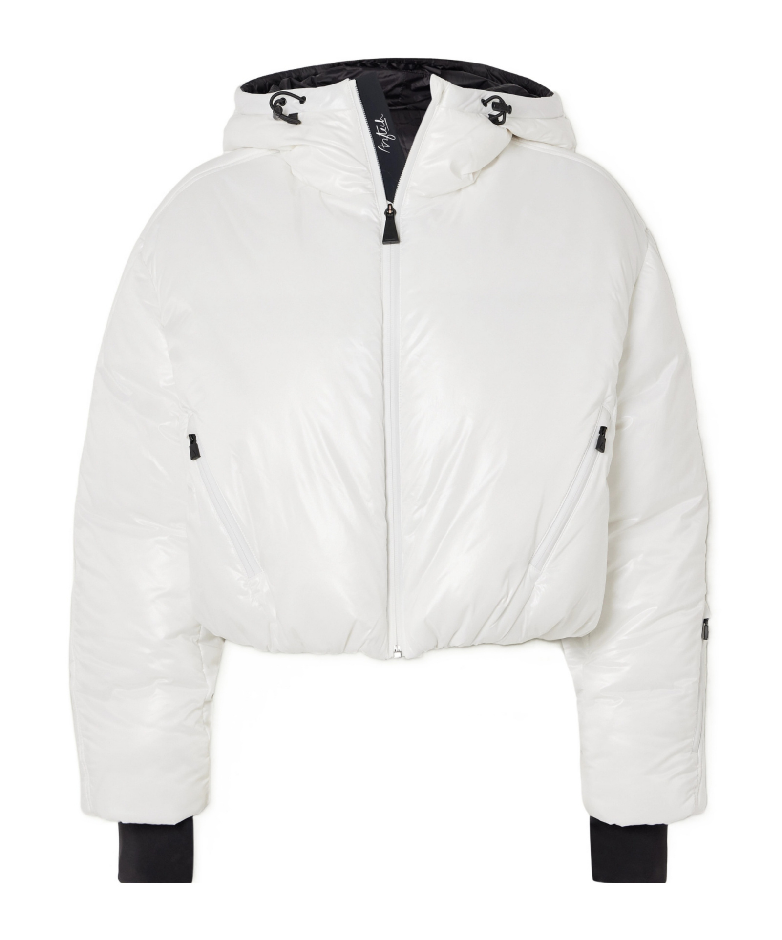 Aztech Mountain Nuke Hooded Ski Jacket In White