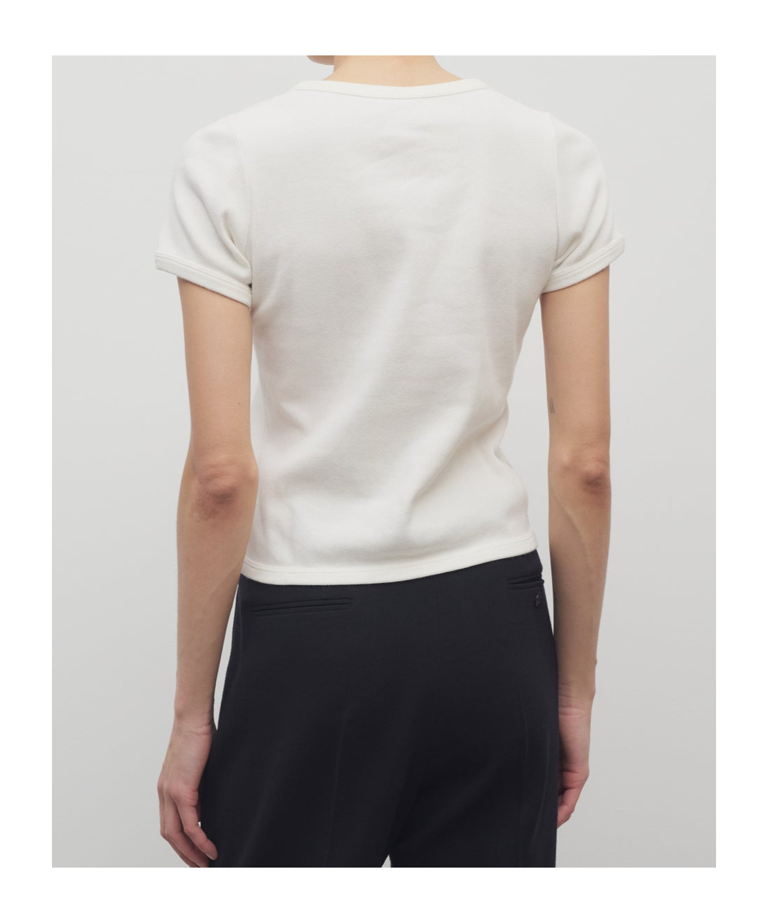 The Row Item O-neck Short-sleeved T-shirt In Neutral