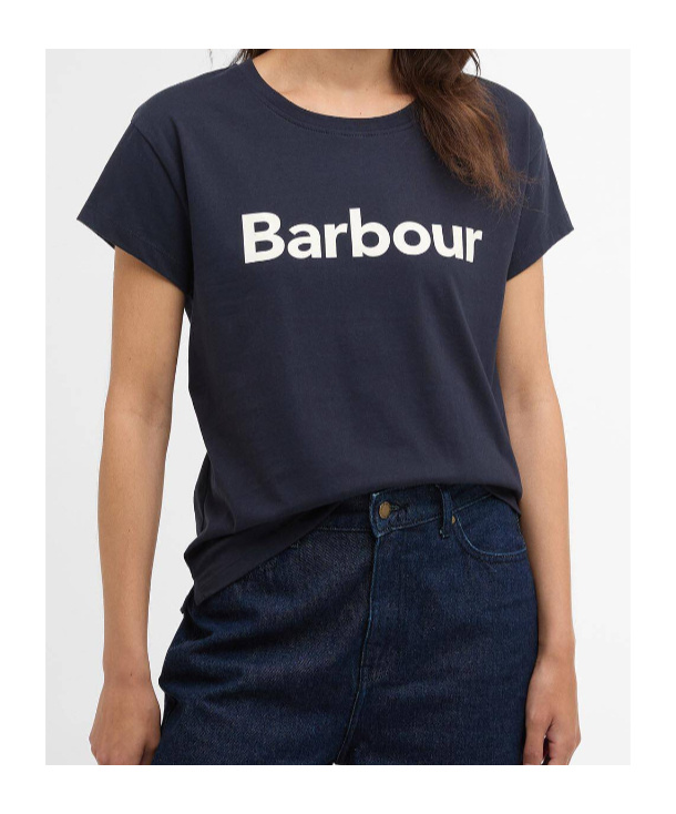 Barbour Hartland T-shirt In Blue