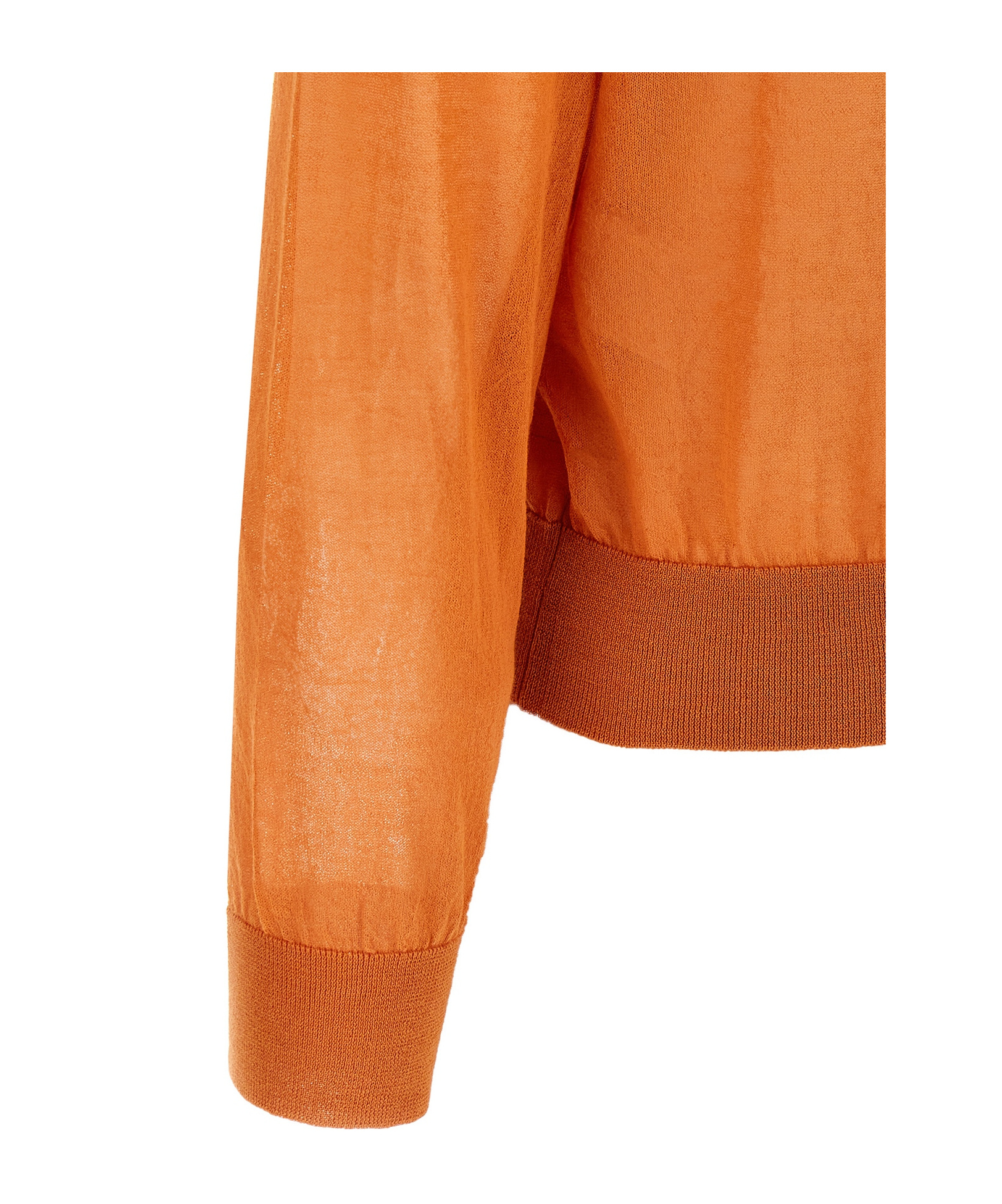 Dries Van Noten Long-sleeved Cardigan In Orange