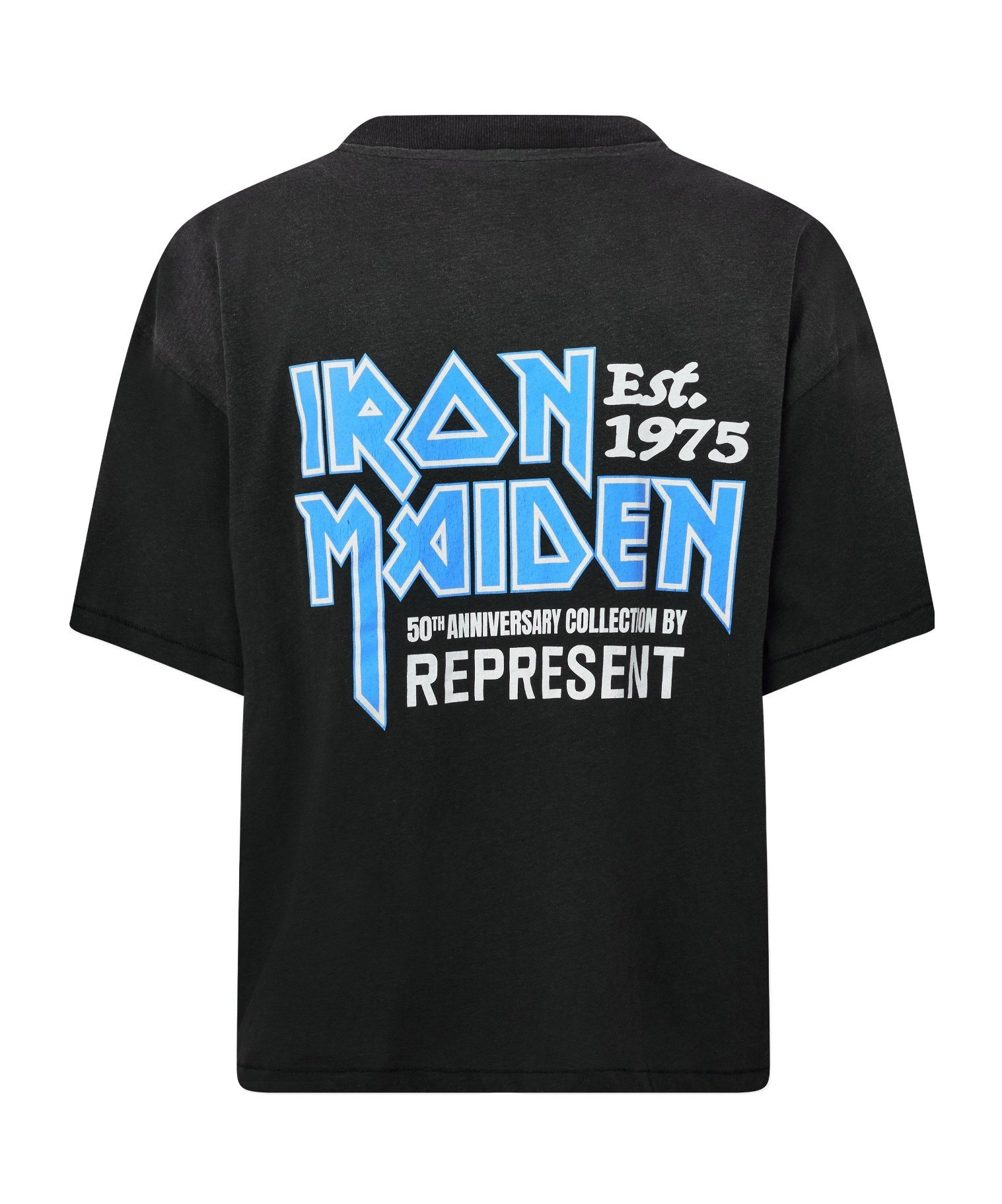 Represent Minimalist Structured Tshirt In Blue