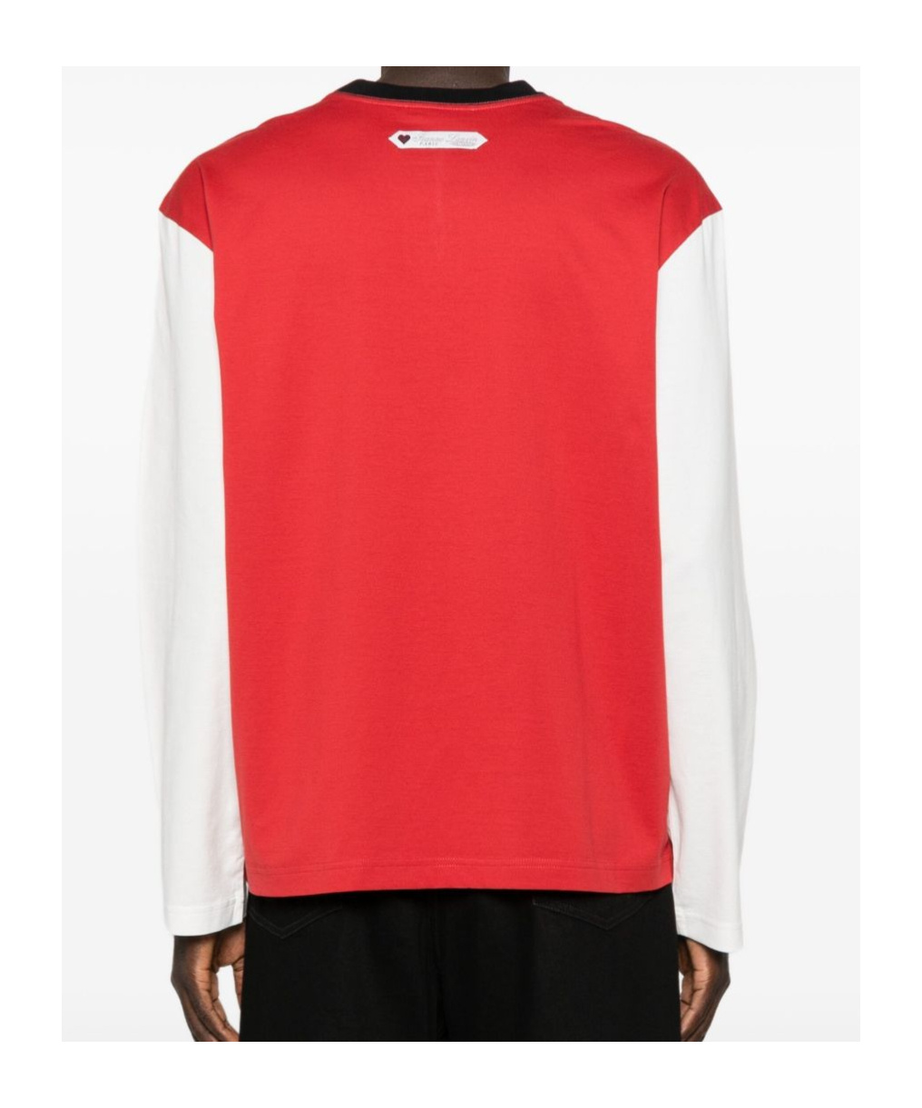 Lanvin Short Sleeve Graphic Print T-shirt In Red