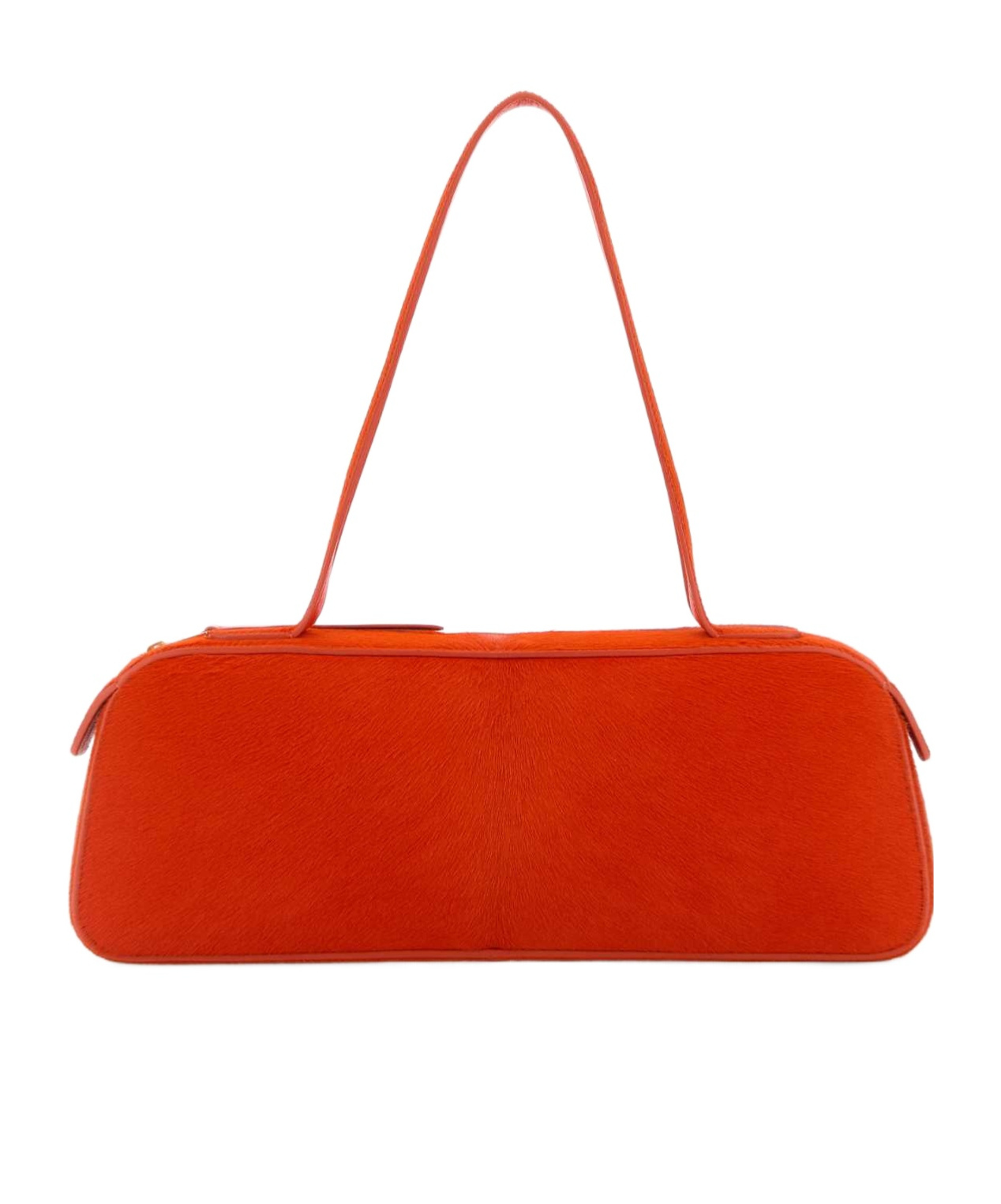 Khaite Orange Calf Hair Simona Shoulder Bag