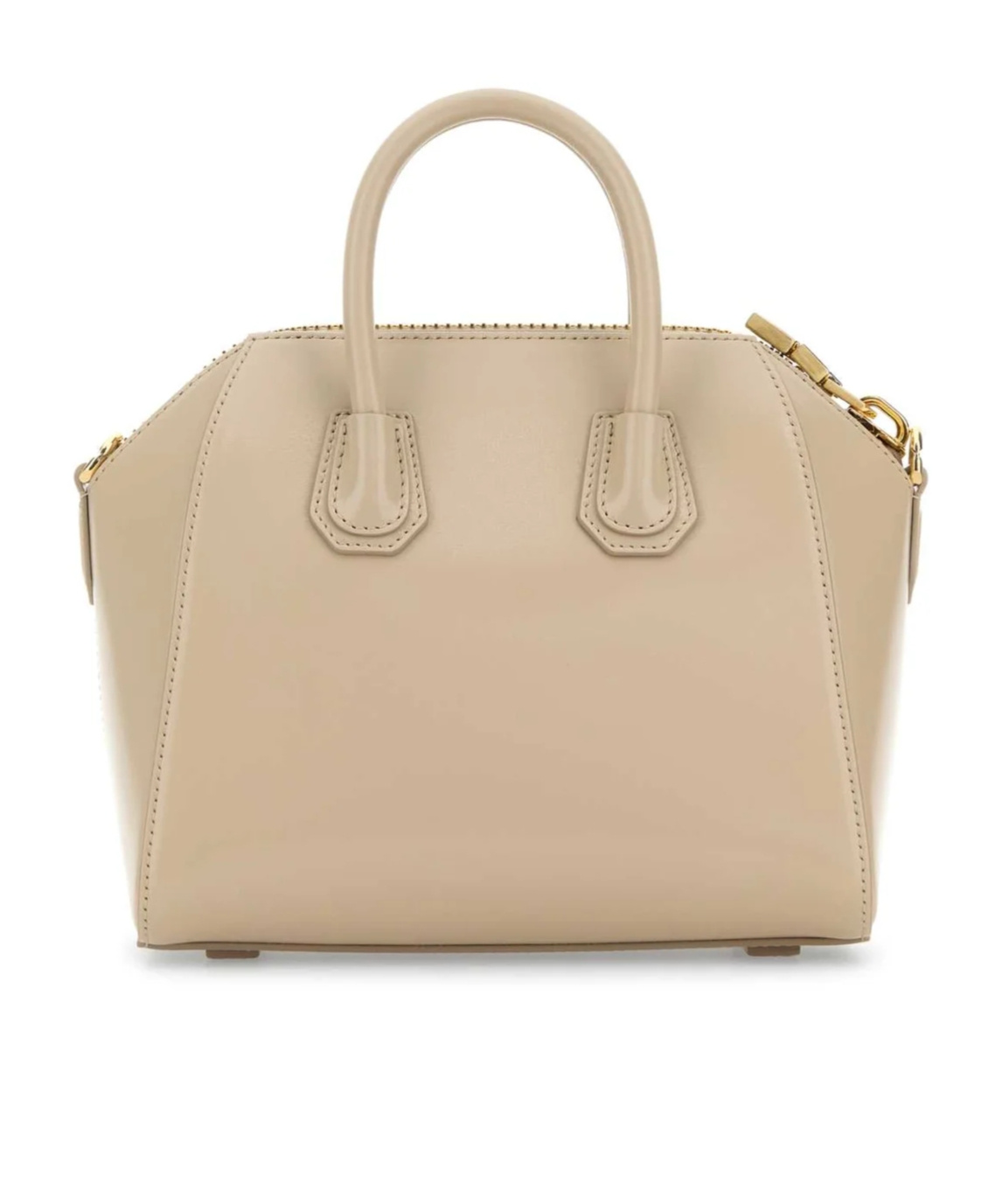 Givenchy Women Sand Leather Mini Antigona Handbag In Natural Beige