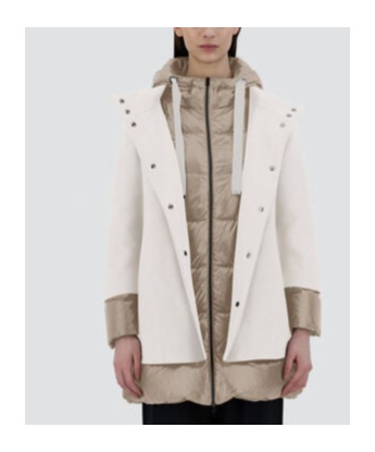 Herno Long-sleeved Down Jacket In White