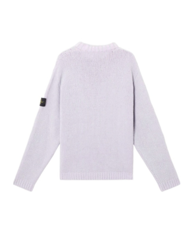 Stone Island Painted-effect Sweater In White