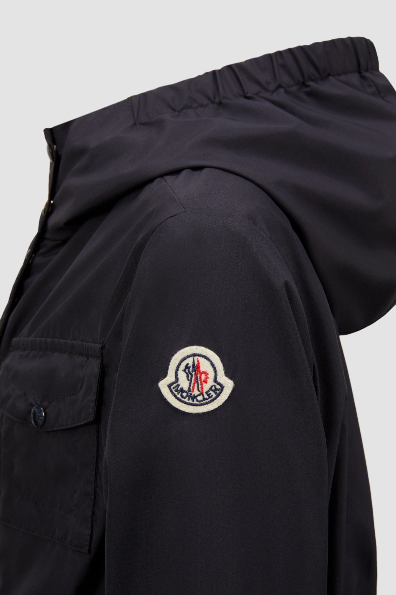 Moncler Pulane Hooded Jacket In Blue