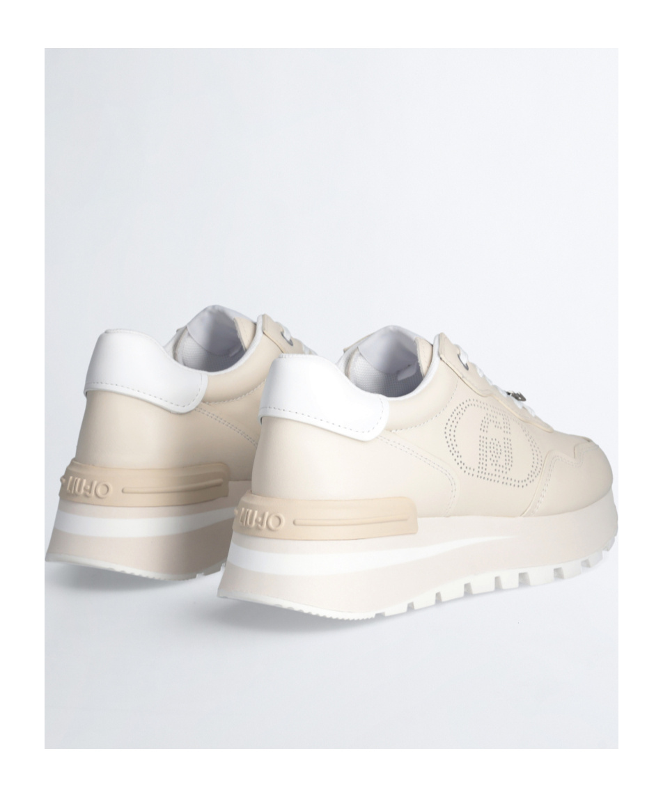 Liu •jo Round-head Sneakers In White