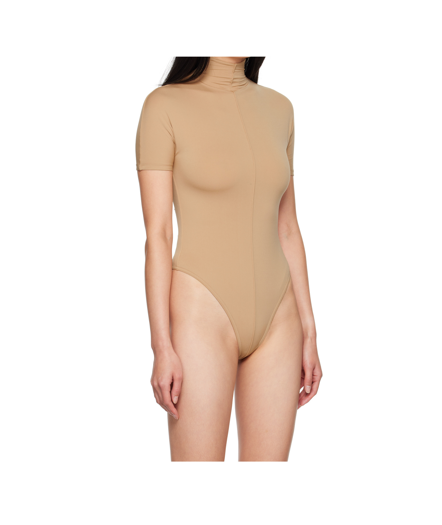 Wardrobe.nyc Spliced High-neck One-piece