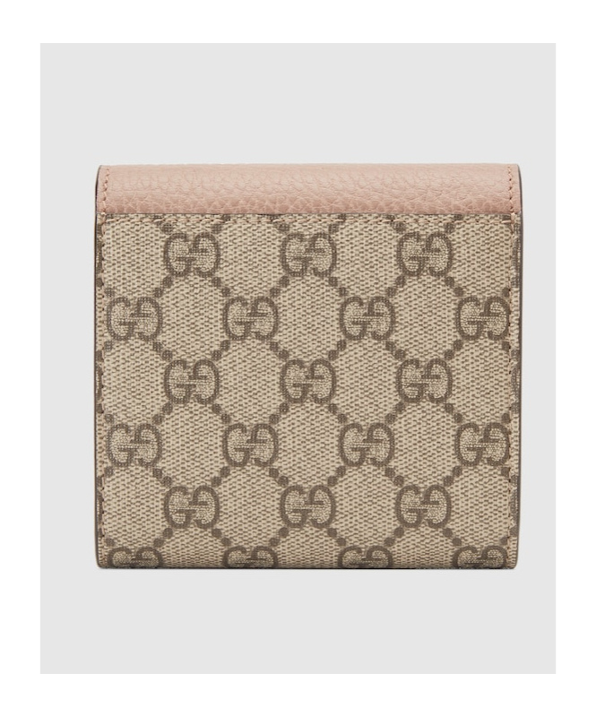 Gucci Small Gg Marmont Wallet In Nude