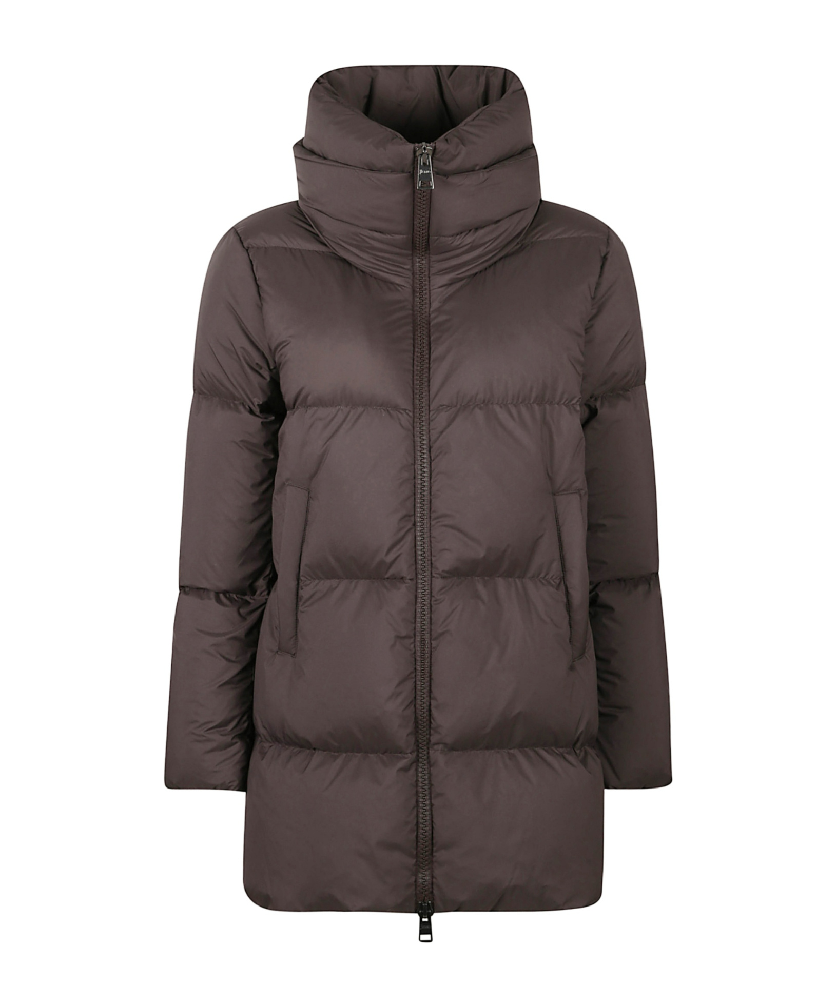 Herno Turtleneck Down Jacket In Black