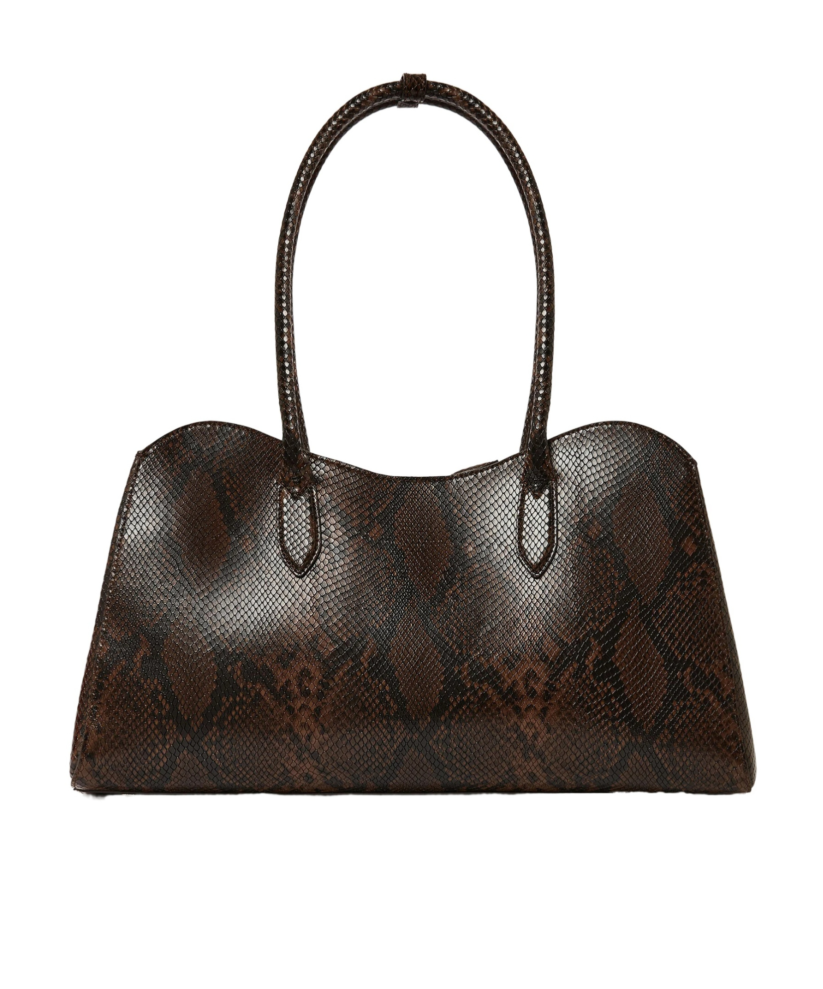 Stella Mccartney Double Handle Handbag In Brown