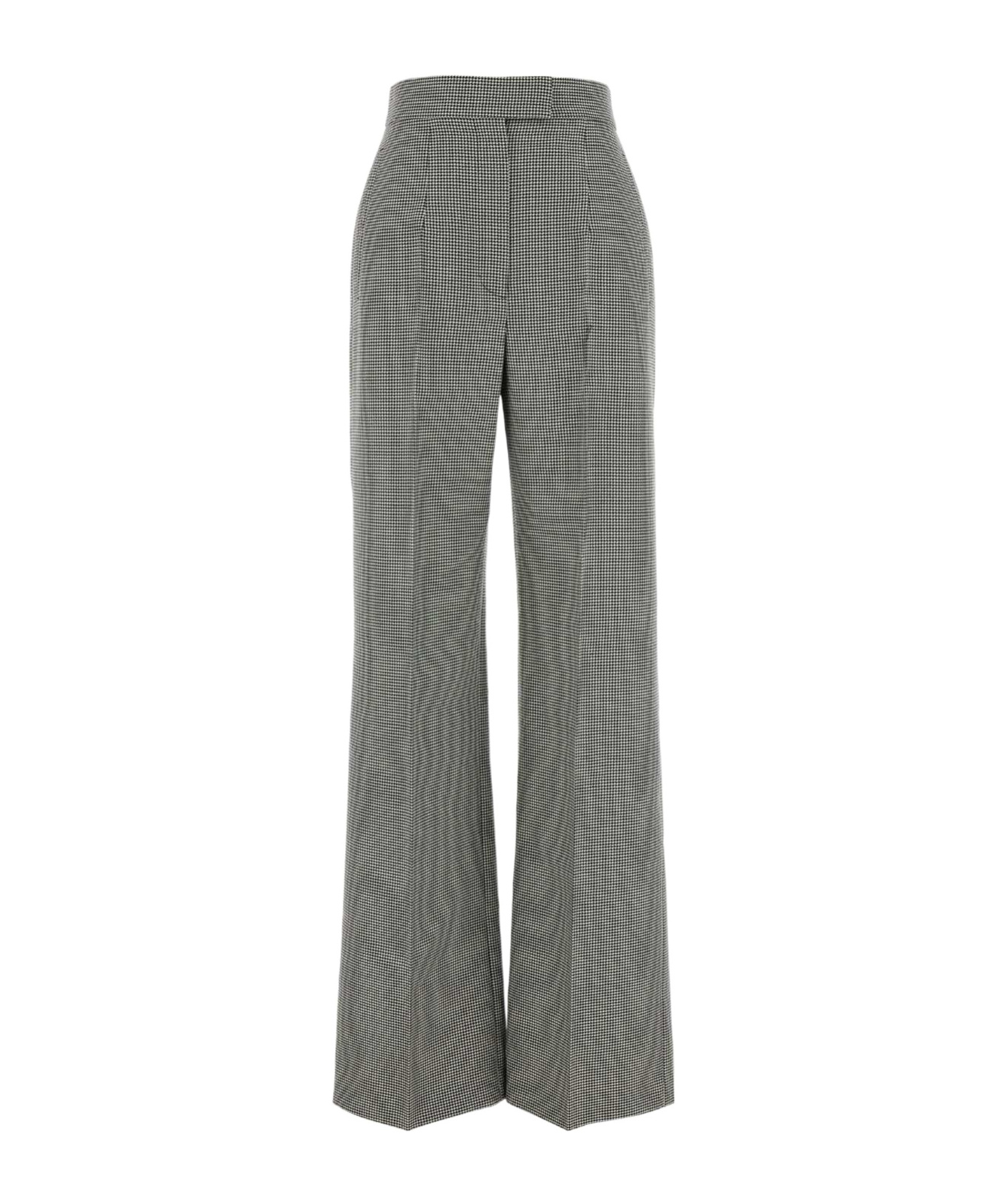 Alexander Mcqueen Slim Fit Trousers With Pockets And Belt Loops In Gray