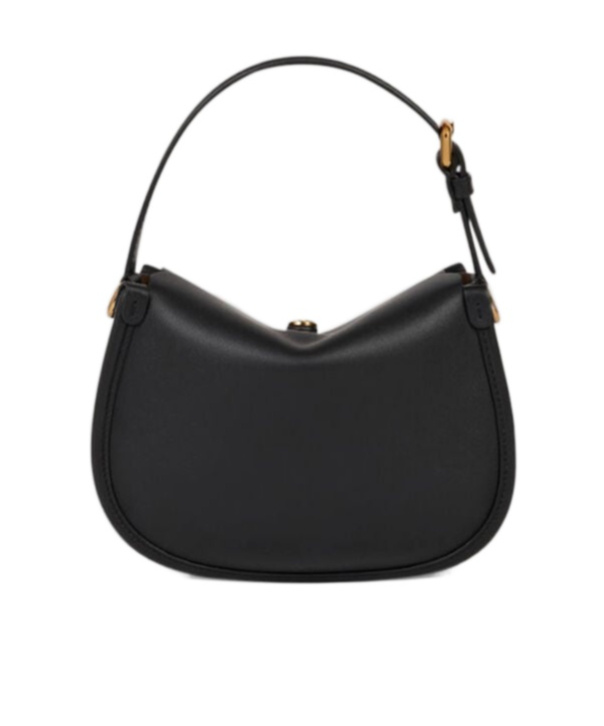 Etro Small Leather Pony Bag In Black