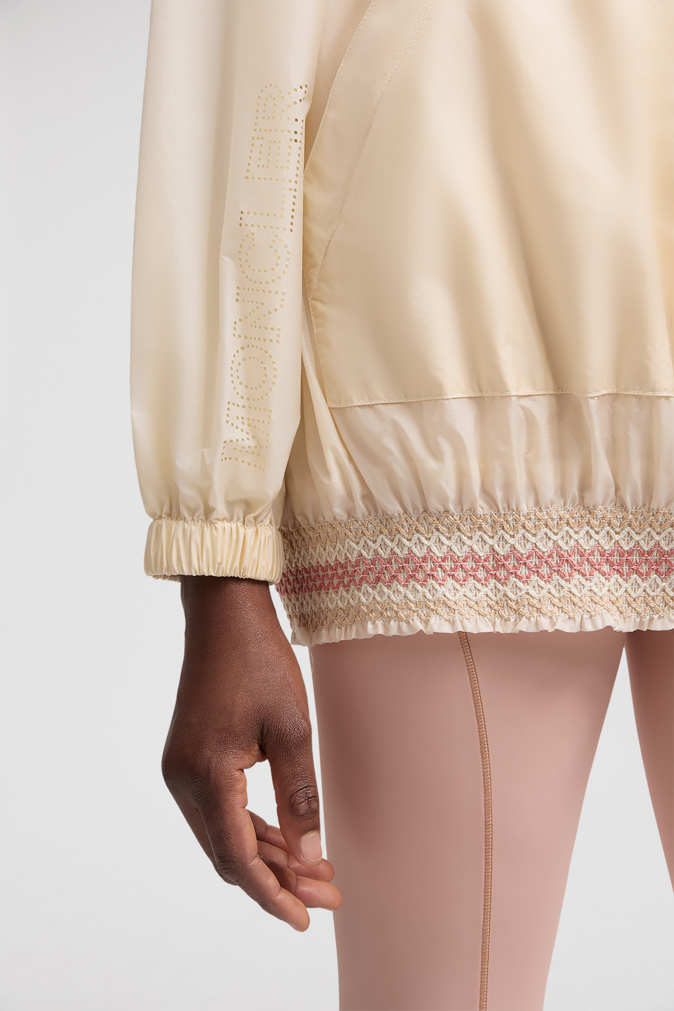 Moncler Samedans Packable Hooded Jacket In Neutral