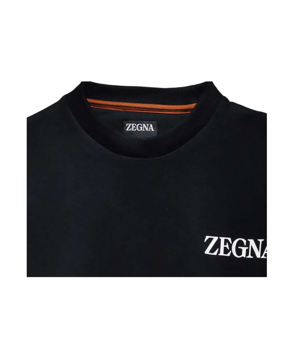 Shop Zegna Round-neck Sweater In Black