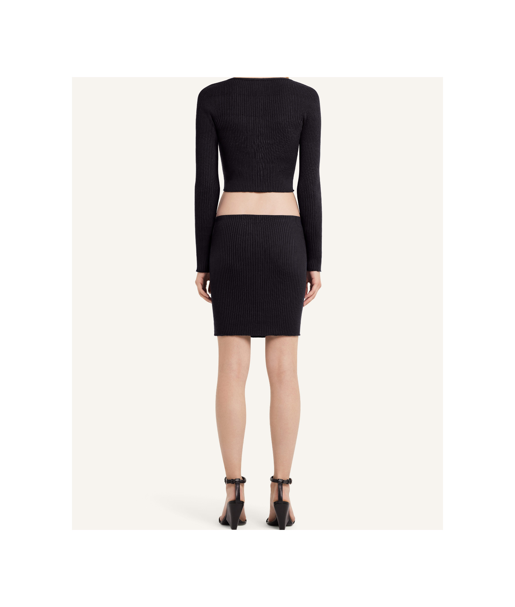 Courrèges Ribbed Mini Skirt