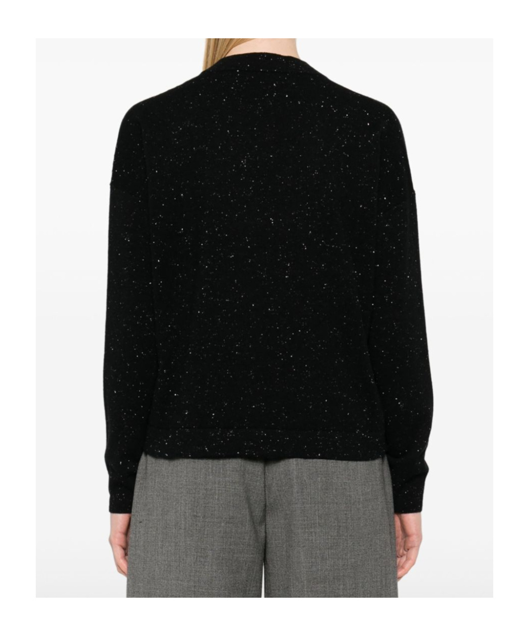 Peserico Lurex-detail Sweater In Black